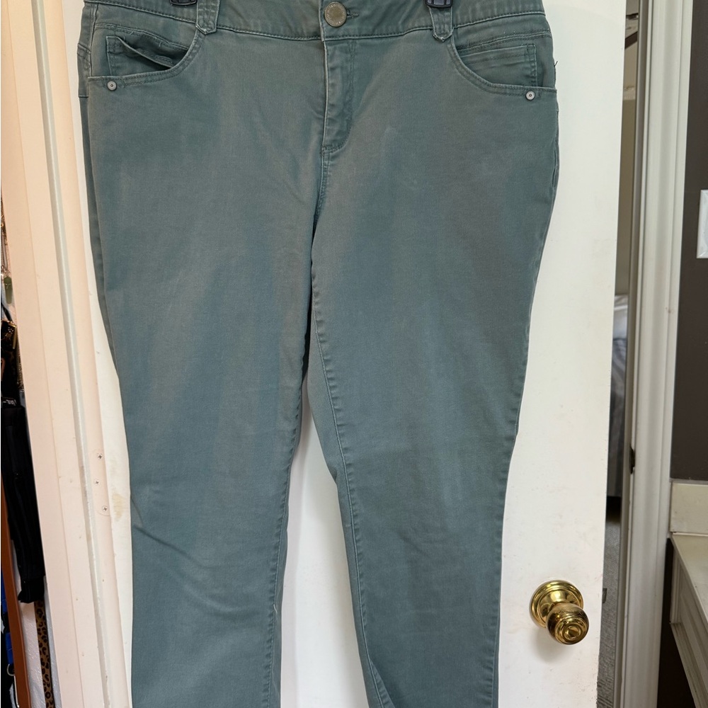 Wit & Wisdom Ab'Solution Olive Pants - 16W